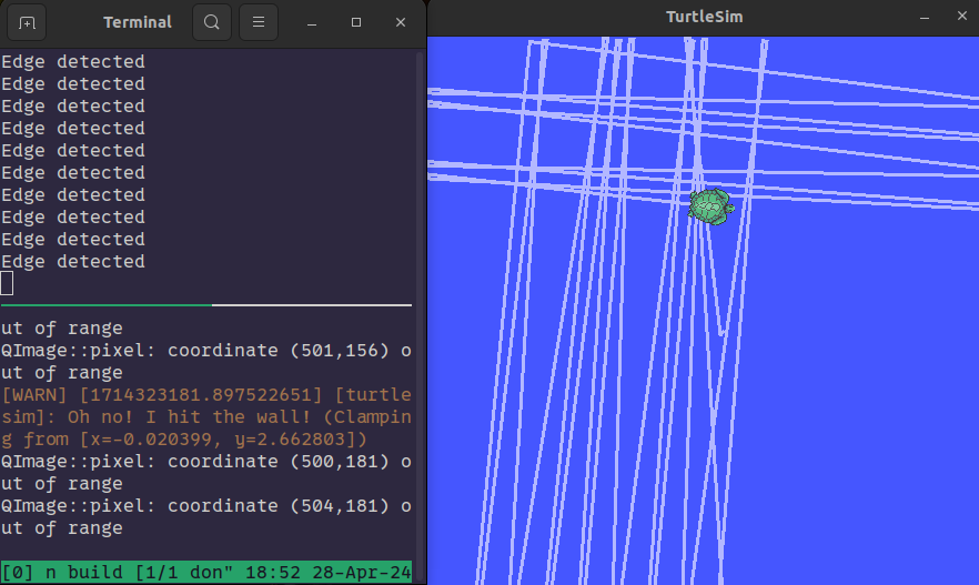 ROS 2 Turtlesim Edge Detection